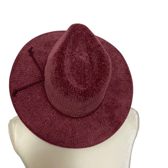 Mini Corduroy Wide Brim Pink Mauve Ladies Fall Corduroy Hat main image 10